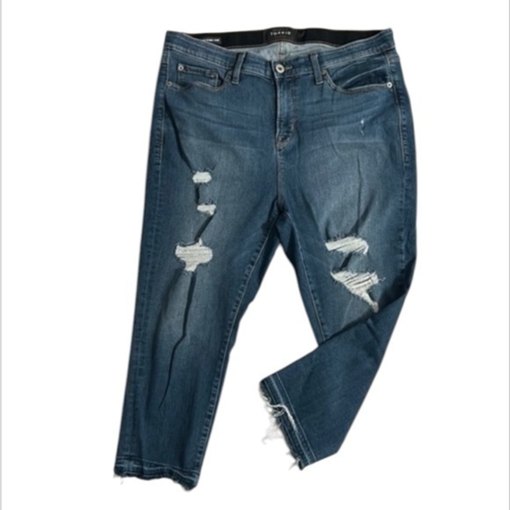Torrid sky high skinny crop jeans size 18
